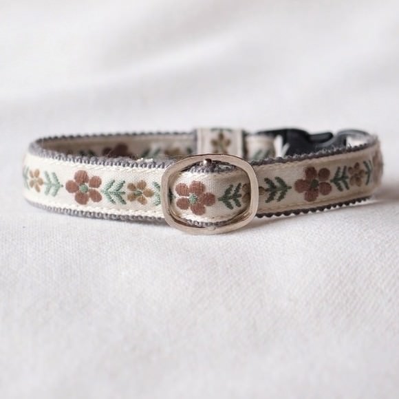 月猫堂 猫首輪 チョコレートコスモス